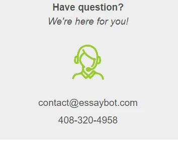 EssayBot customer support